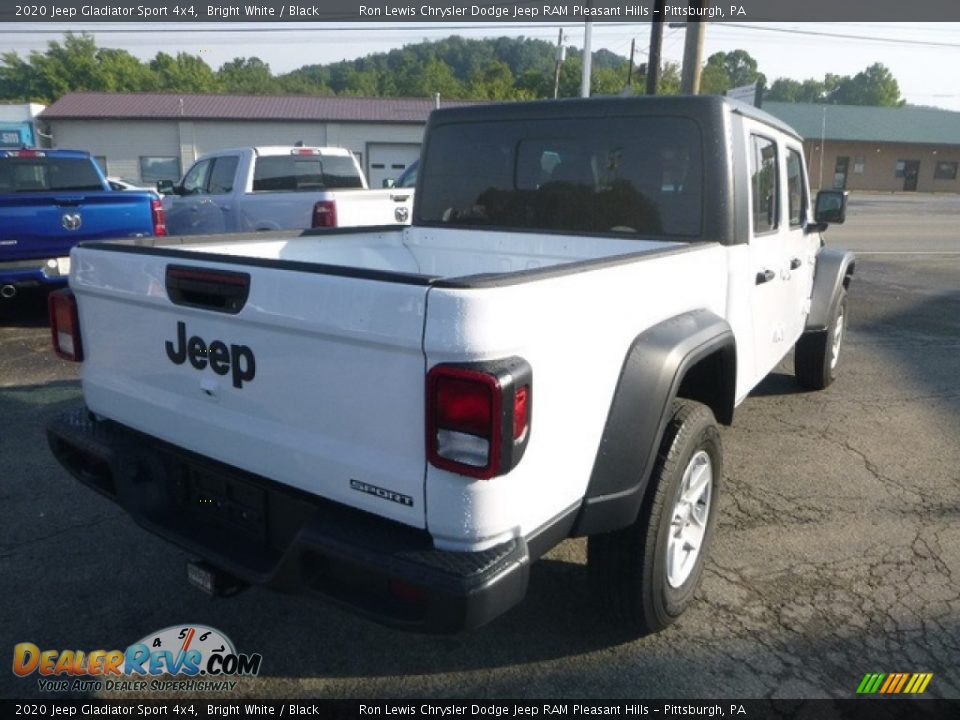 2020 Jeep Gladiator Sport 4x4 Bright White / Black Photo #5