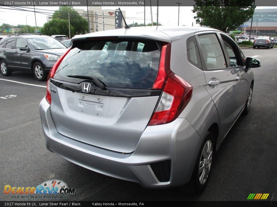 2017 Honda Fit LX Lunar Silver Pearl / Black Photo #5