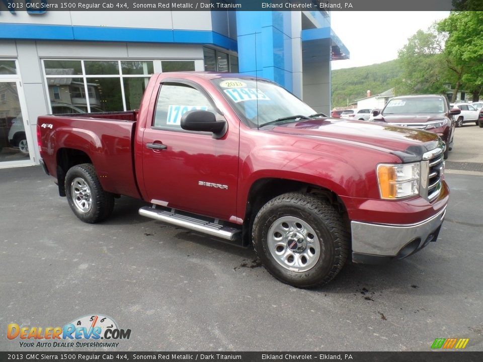 Sonoma Red Metallic 2013 GMC Sierra 1500 Regular Cab 4x4 Photo #5