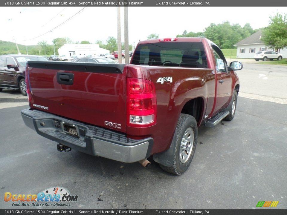 2013 GMC Sierra 1500 Regular Cab 4x4 Sonoma Red Metallic / Dark Titanium Photo #8