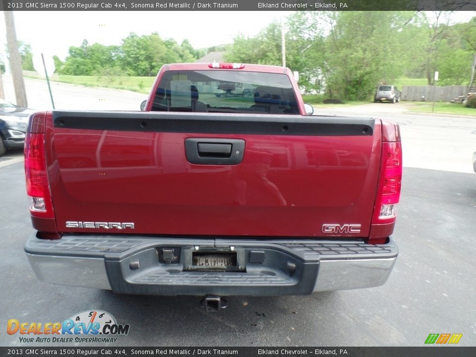 2013 GMC Sierra 1500 Regular Cab 4x4 Sonoma Red Metallic / Dark Titanium Photo #9