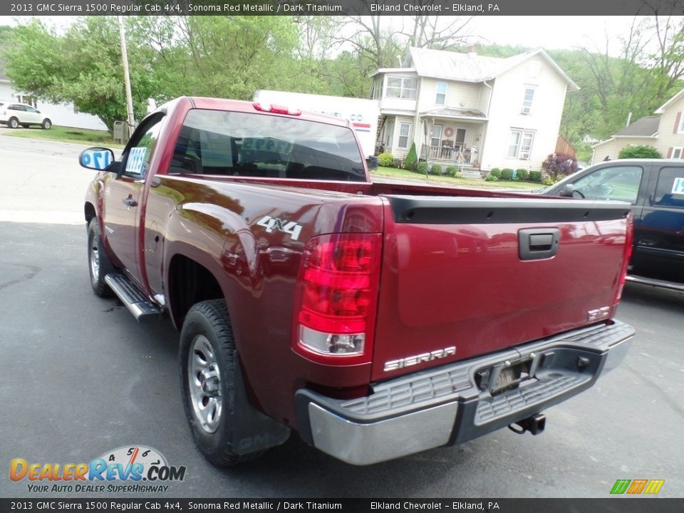 2013 GMC Sierra 1500 Regular Cab 4x4 Sonoma Red Metallic / Dark Titanium Photo #10