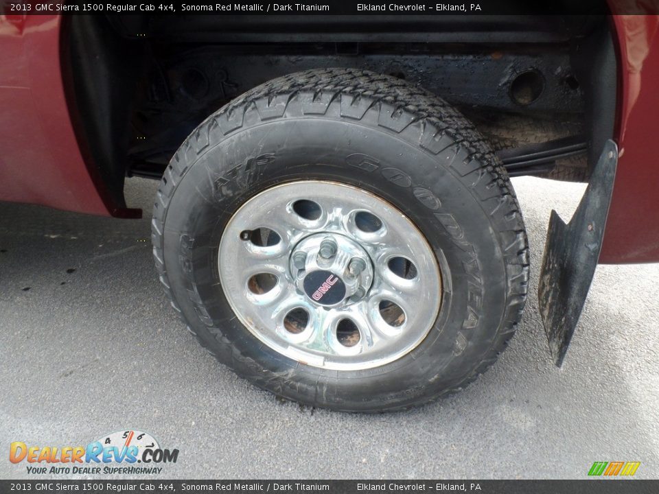 2013 GMC Sierra 1500 Regular Cab 4x4 Sonoma Red Metallic / Dark Titanium Photo #12