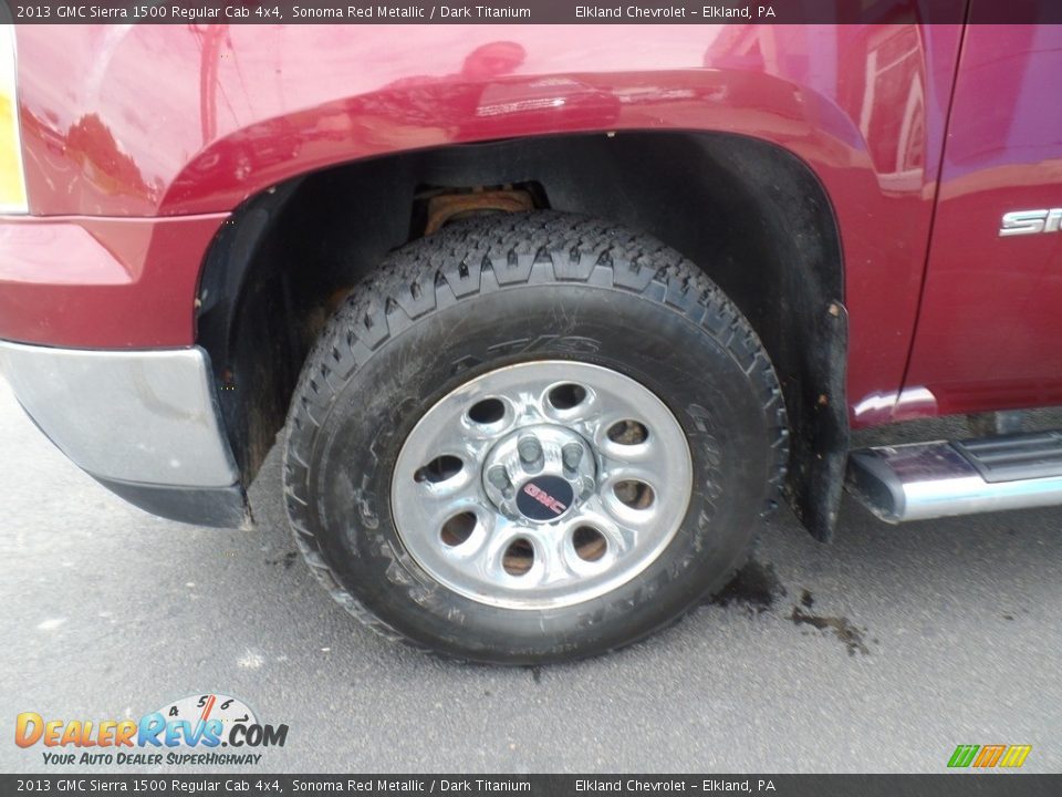 2013 GMC Sierra 1500 Regular Cab 4x4 Sonoma Red Metallic / Dark Titanium Photo #18