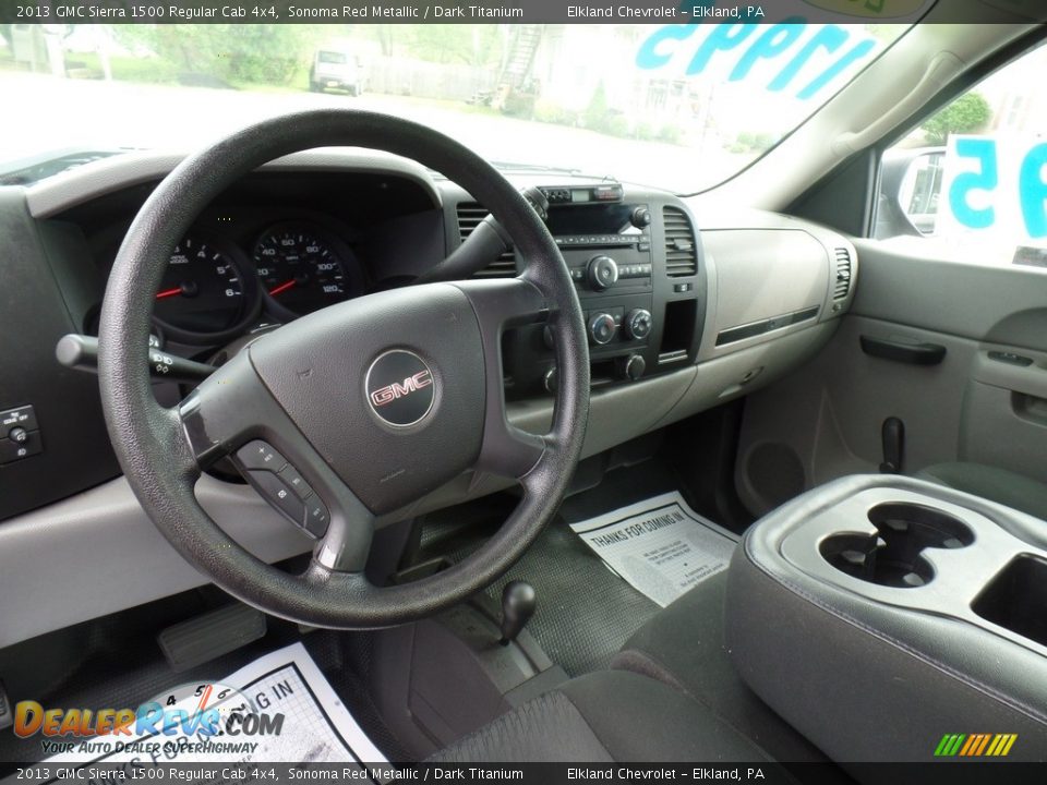 Dashboard of 2013 GMC Sierra 1500 Regular Cab 4x4 Photo #24