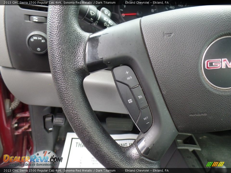 2013 GMC Sierra 1500 Regular Cab 4x4 Sonoma Red Metallic / Dark Titanium Photo #26