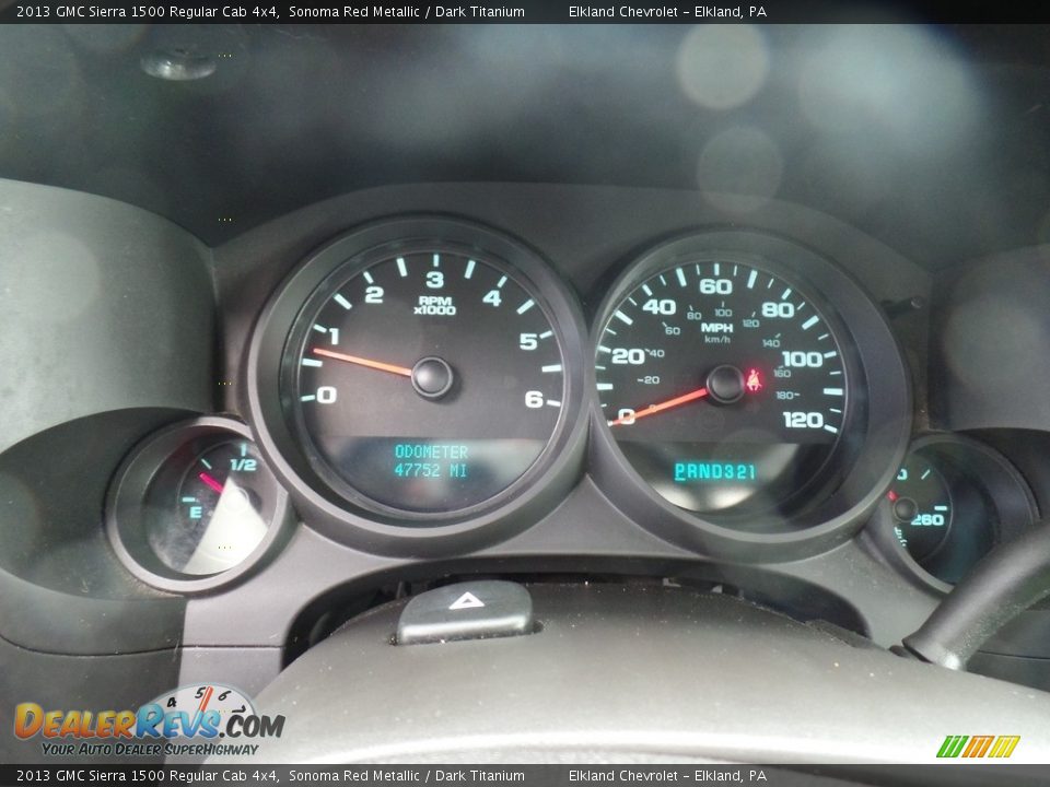 2013 GMC Sierra 1500 Regular Cab 4x4 Gauges Photo #29