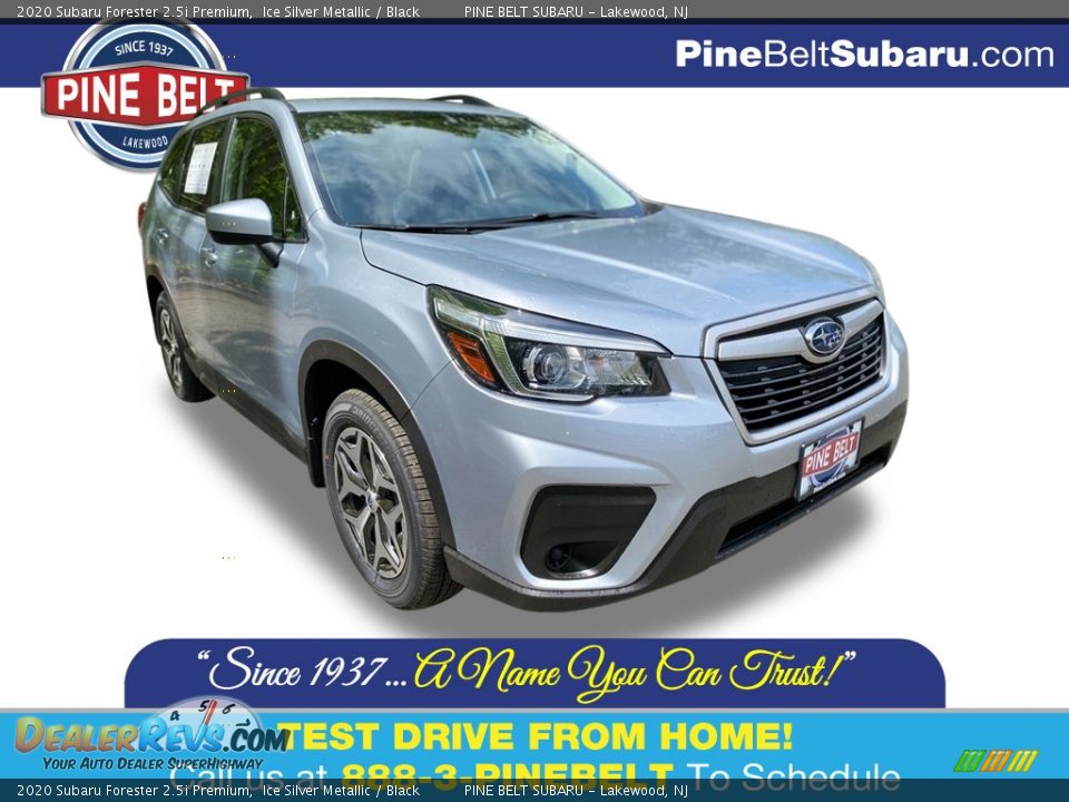 2020 Subaru Forester 2.5i Premium Ice Silver Metallic / Black Photo #1