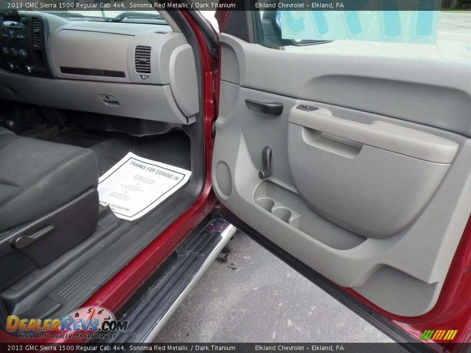 2013 GMC Sierra 1500 Regular Cab 4x4 Sonoma Red Metallic / Dark Titanium Photo #33