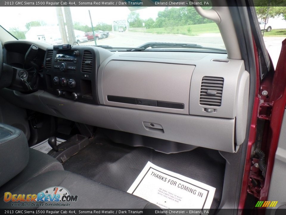 2013 GMC Sierra 1500 Regular Cab 4x4 Sonoma Red Metallic / Dark Titanium Photo #36