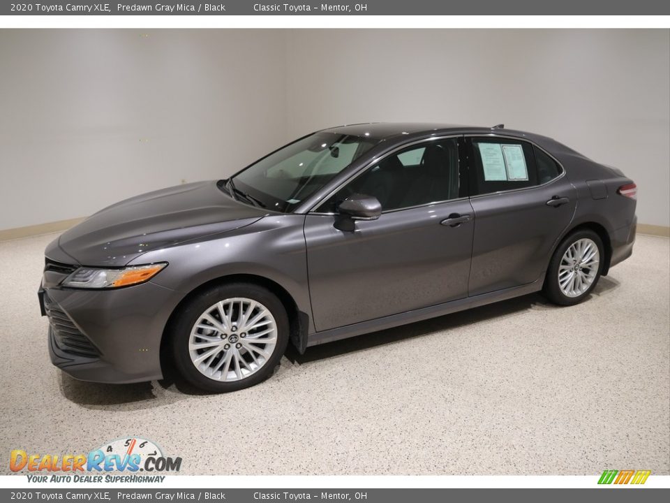 2020 Toyota Camry XLE Predawn Gray Mica / Black Photo #3