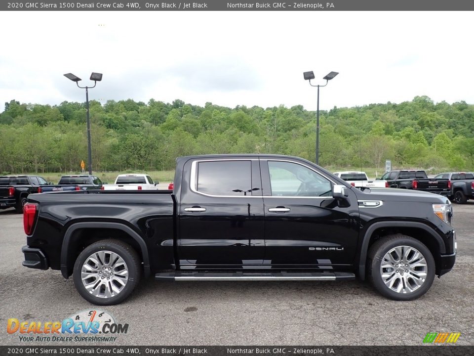 Onyx Black 2020 GMC Sierra 1500 Denali Crew Cab 4WD Photo #4