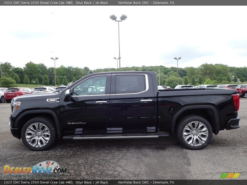 2020 GMC Sierra 1500 Denali Crew Cab 4WD Onyx Black / Jet Black Photo #8