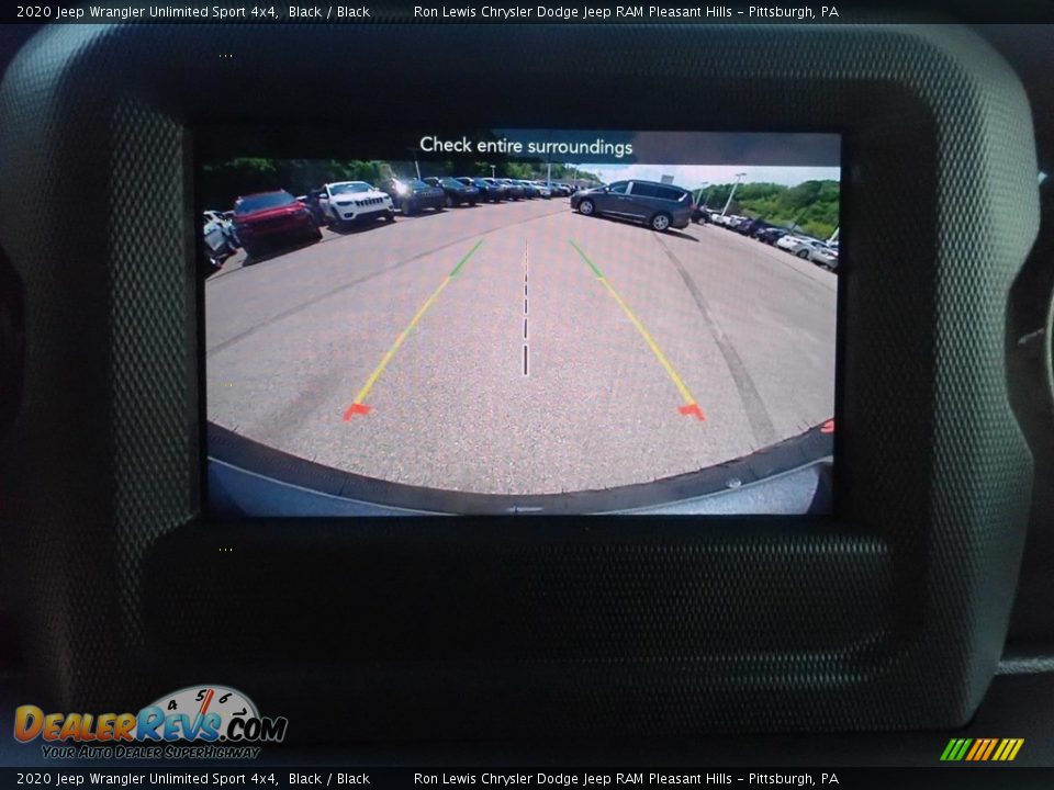 2020 Jeep Wrangler Unlimited Sport 4x4 Black / Black Photo #16