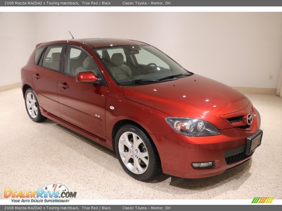 2008 Mazda MAZDA3 s Touring Hatchback True Red / Black Photo #1