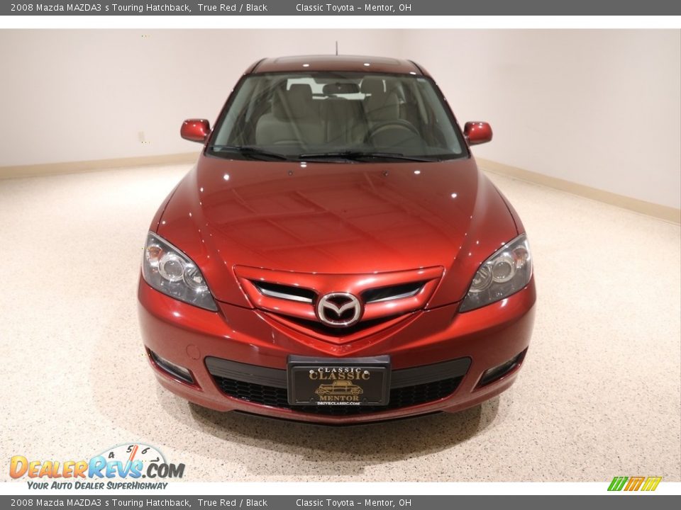 2008 Mazda MAZDA3 s Touring Hatchback True Red / Black Photo #2