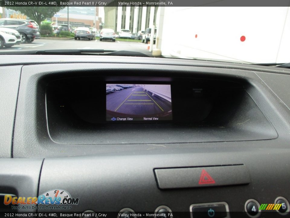 2012 Honda CR-V EX-L 4WD Basque Red Pearl II / Gray Photo #16