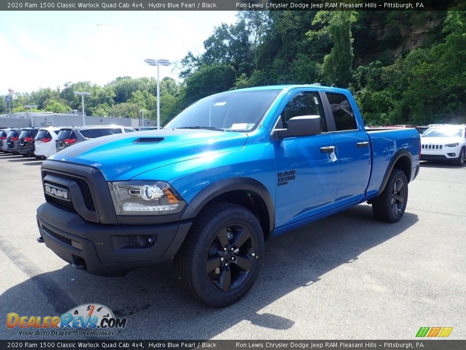 2020 Ram 1500 Classic Warlock Quad Cab 4x4 Hydro Blue Pearl / Black Photo #1