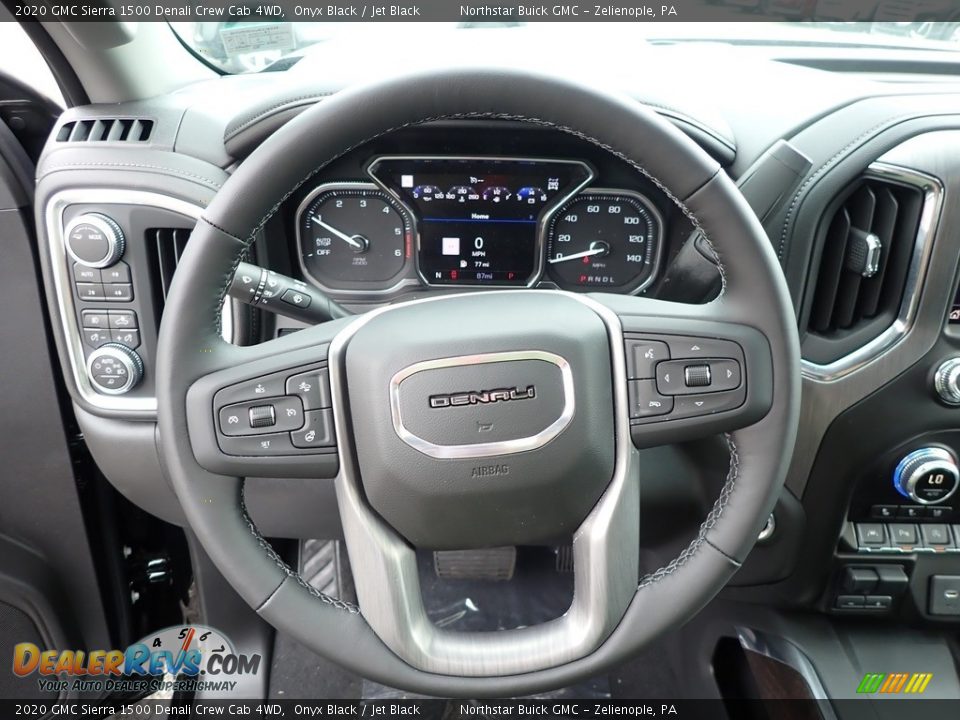 2020 GMC Sierra 1500 Denali Crew Cab 4WD Steering Wheel Photo #17