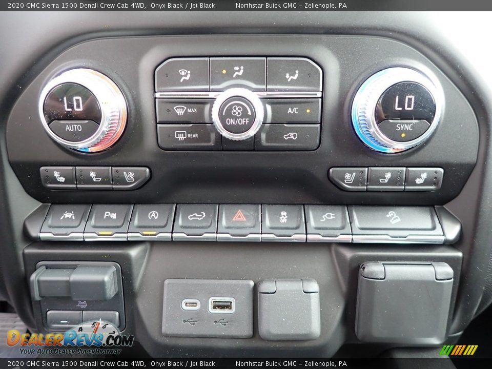 Controls of 2020 GMC Sierra 1500 Denali Crew Cab 4WD Photo #18