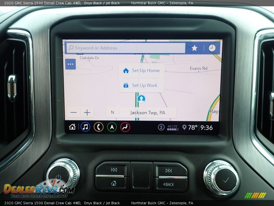 Navigation of 2020 GMC Sierra 1500 Denali Crew Cab 4WD Photo #19