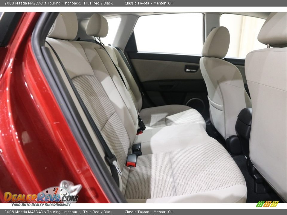 2008 Mazda MAZDA3 s Touring Hatchback True Red / Black Photo #13
