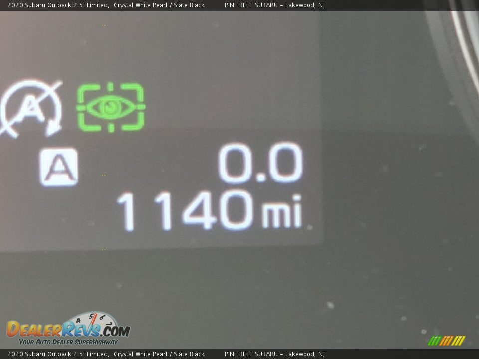 2020 Subaru Outback 2.5i Limited Crystal White Pearl / Slate Black Photo #3