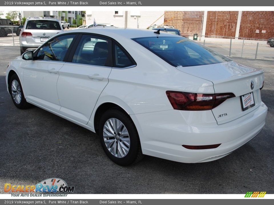 2019 Volkswagen Jetta S Pure White / Titan Black Photo #6