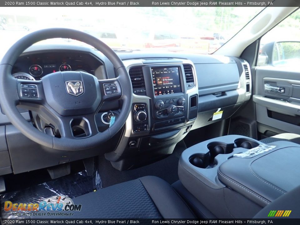 2020 Ram 1500 Classic Warlock Quad Cab 4x4 Hydro Blue Pearl / Black Photo #12
