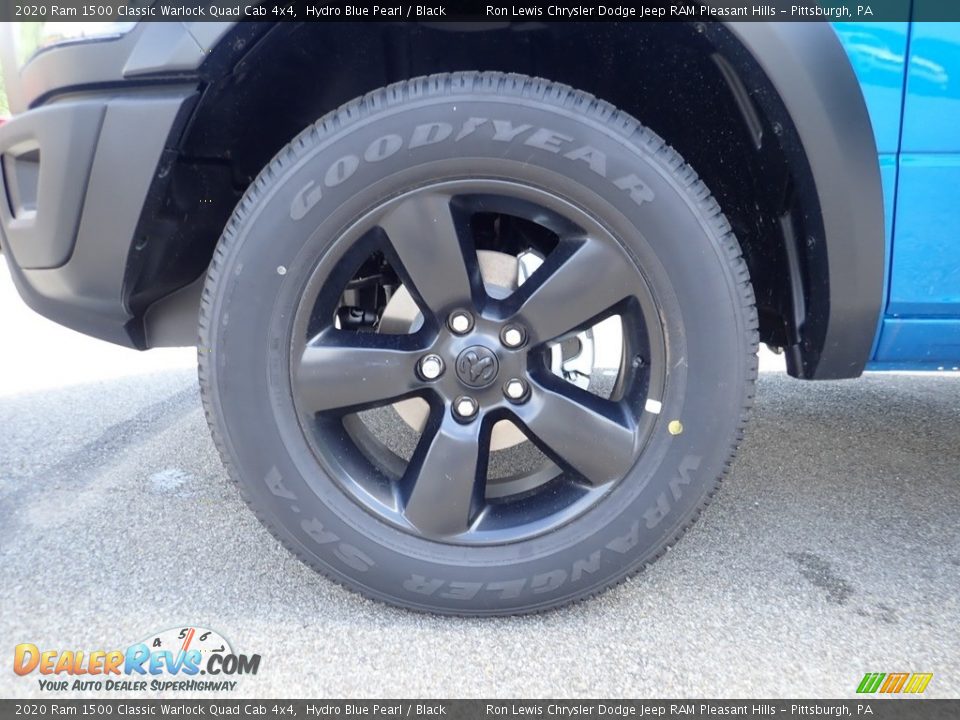 2020 Ram 1500 Classic Warlock Quad Cab 4x4 Hydro Blue Pearl / Black Photo #15