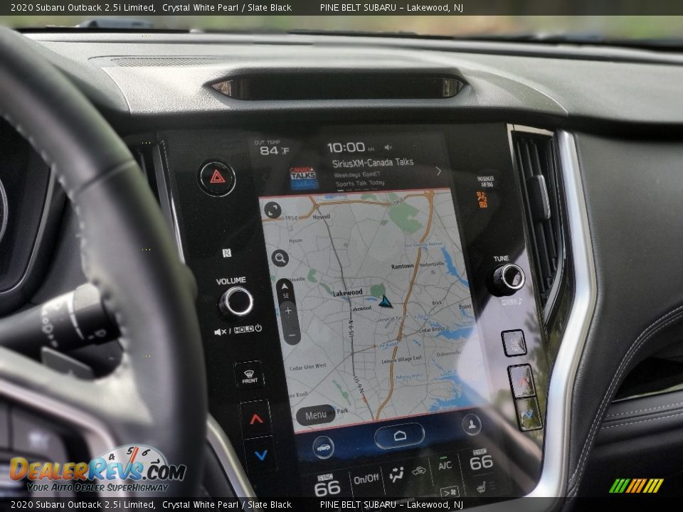 2020 Subaru Outback 2.5i Limited Crystal White Pearl / Slate Black Photo #7