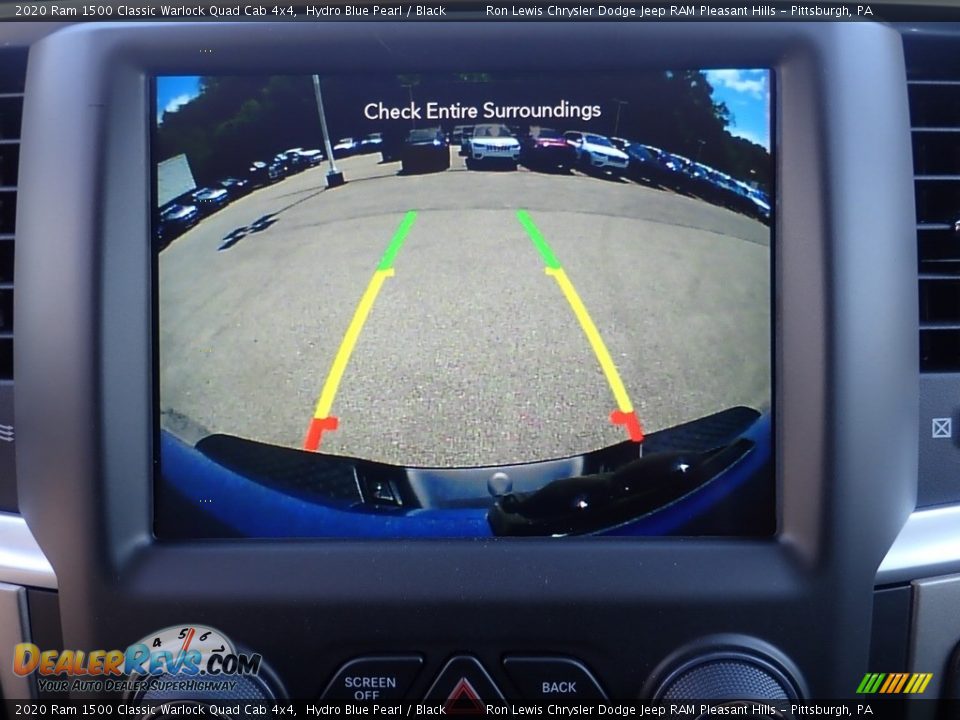 2020 Ram 1500 Classic Warlock Quad Cab 4x4 Hydro Blue Pearl / Black Photo #16