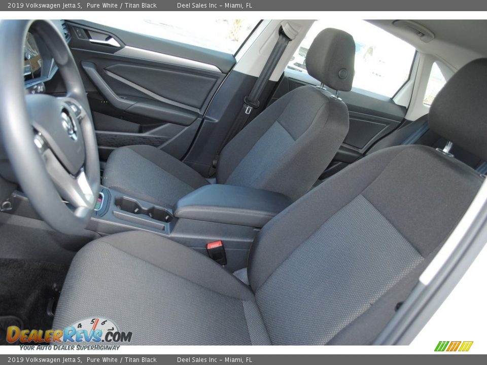 2019 Volkswagen Jetta S Pure White / Titan Black Photo #13