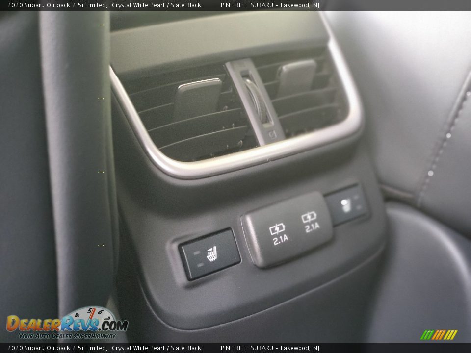 2020 Subaru Outback 2.5i Limited Crystal White Pearl / Slate Black Photo #12