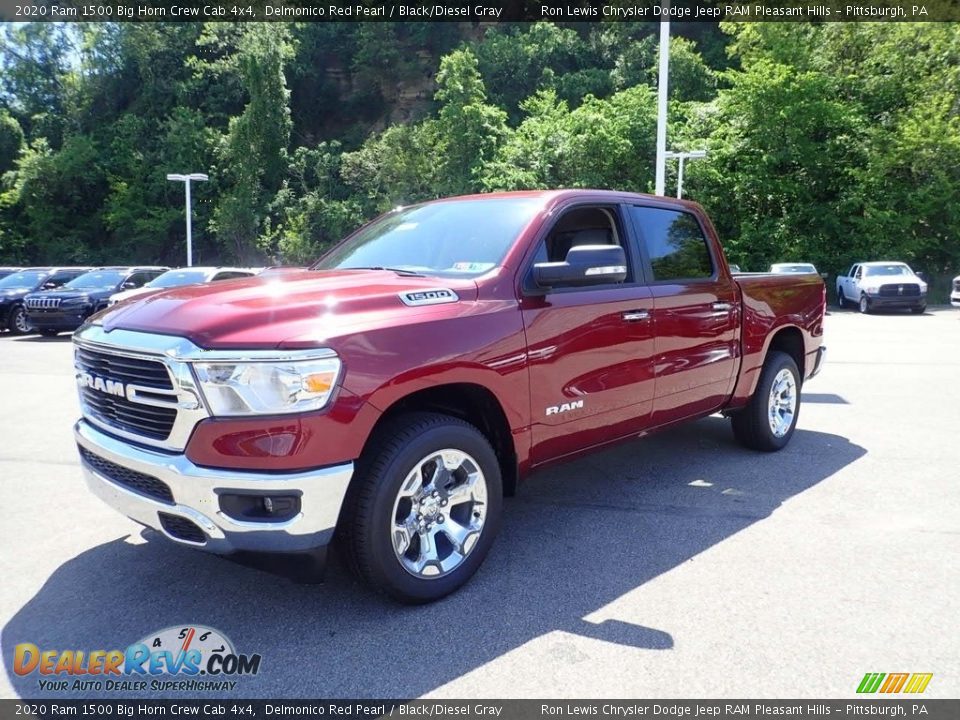 2020 Ram 1500 Big Horn Crew Cab 4x4 Delmonico Red Pearl / Black/Diesel Gray Photo #1