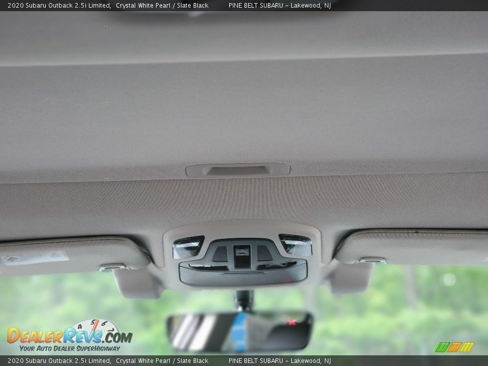 2020 Subaru Outback 2.5i Limited Crystal White Pearl / Slate Black Photo #13