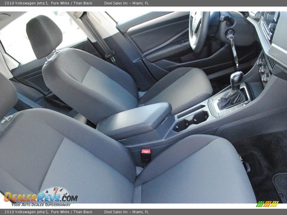 2019 Volkswagen Jetta S Pure White / Titan Black Photo #18