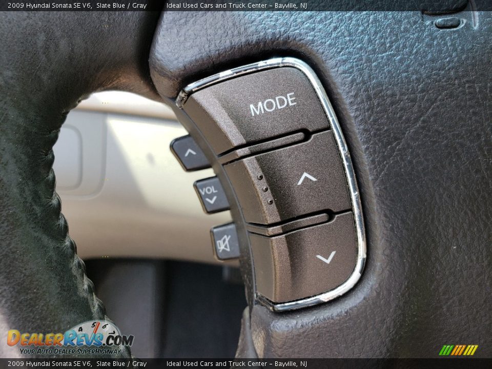 2009 Hyundai Sonata SE V6 Slate Blue / Gray Photo #19