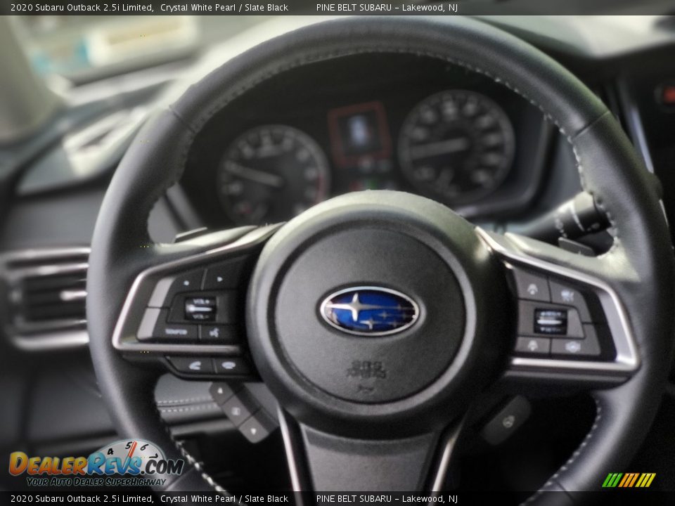 2020 Subaru Outback 2.5i Limited Crystal White Pearl / Slate Black Photo #15
