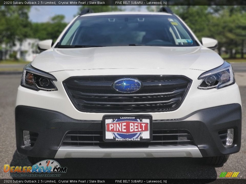 2020 Subaru Outback 2.5i Limited Crystal White Pearl / Slate Black Photo #16