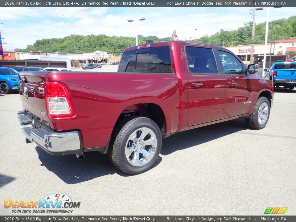 2020 Ram 1500 Big Horn Crew Cab 4x4 Delmonico Red Pearl / Black/Diesel Gray Photo #5