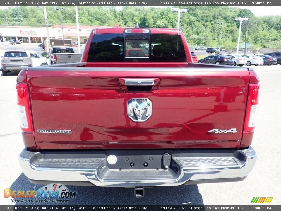 2020 Ram 1500 Big Horn Crew Cab 4x4 Delmonico Red Pearl / Black/Diesel Gray Photo #8