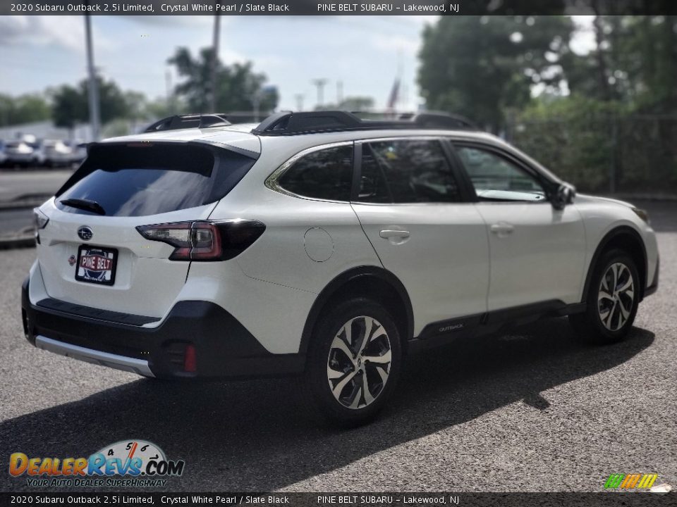 2020 Subaru Outback 2.5i Limited Crystal White Pearl / Slate Black Photo #21