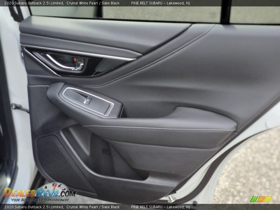 2020 Subaru Outback 2.5i Limited Crystal White Pearl / Slate Black Photo #27