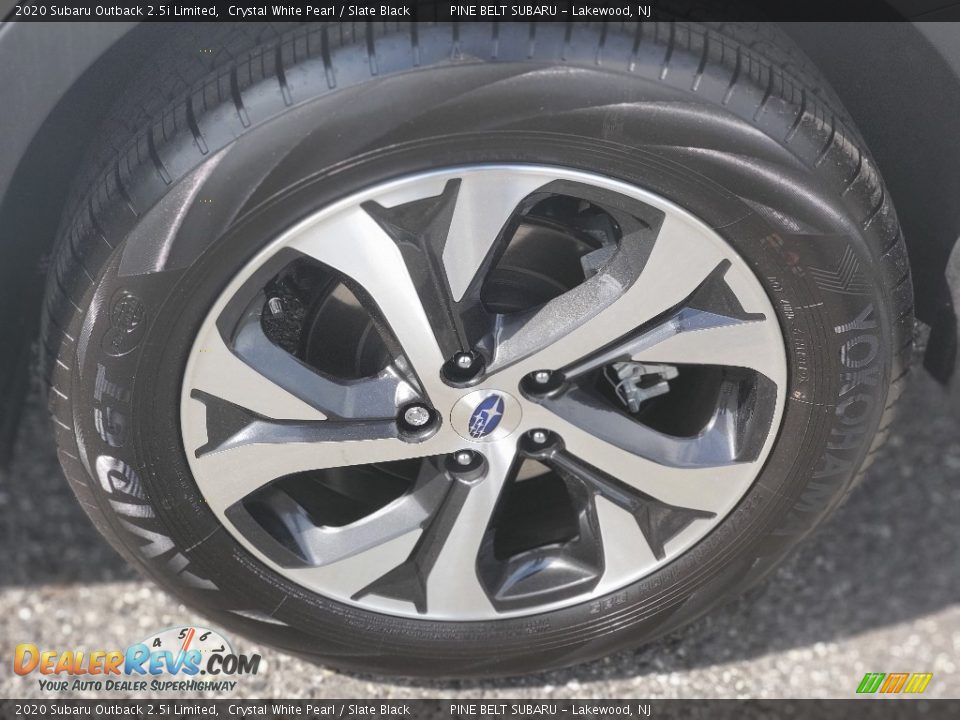 2020 Subaru Outback 2.5i Limited Crystal White Pearl / Slate Black Photo #31