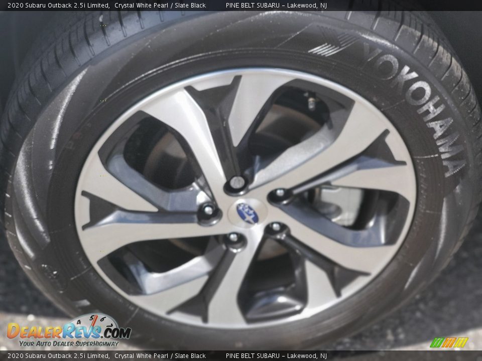 2020 Subaru Outback 2.5i Limited Crystal White Pearl / Slate Black Photo #34