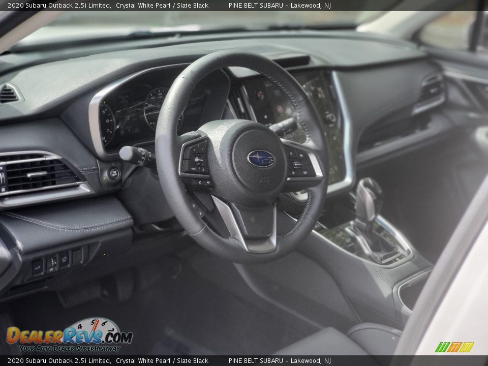 2020 Subaru Outback 2.5i Limited Crystal White Pearl / Slate Black Photo #35