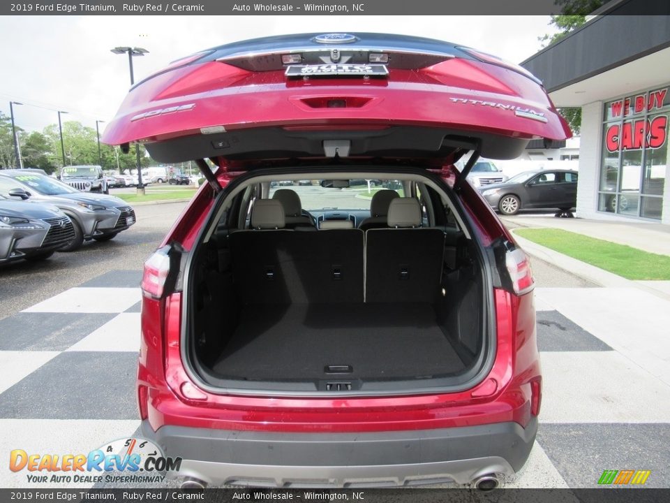 2019 Ford Edge Titanium Ruby Red / Ceramic Photo #5