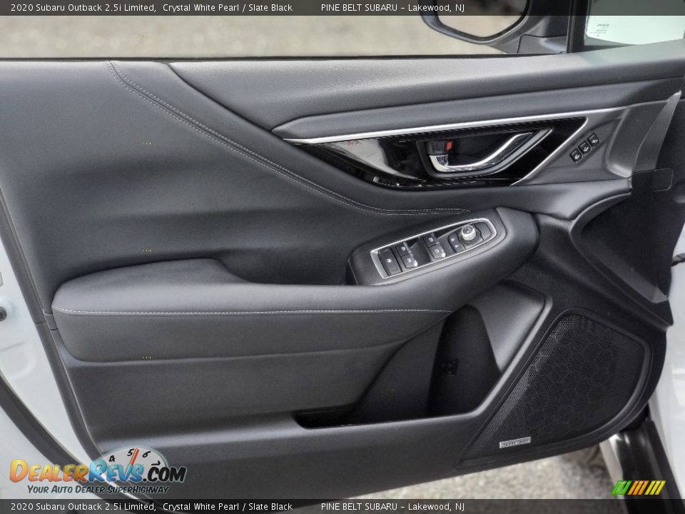 2020 Subaru Outback 2.5i Limited Crystal White Pearl / Slate Black Photo #36