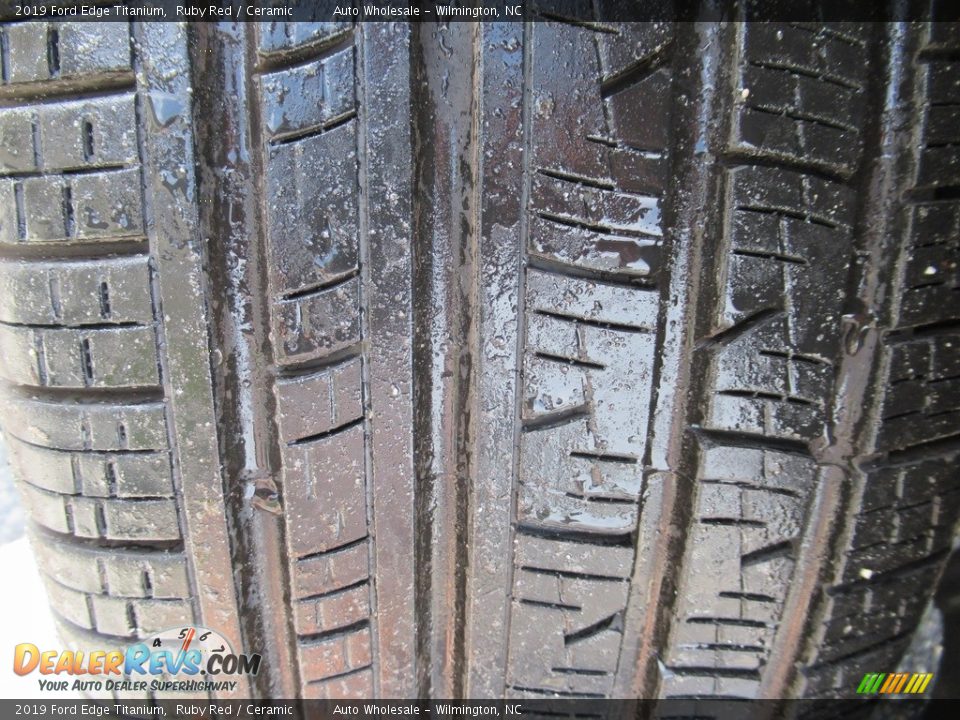 2019 Ford Edge Titanium Ruby Red / Ceramic Photo #10